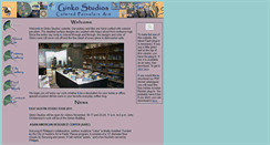 Desktop Screenshot of ginkopottery.com