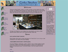 Tablet Screenshot of ginkopottery.com
